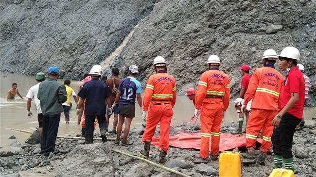 Landslide in Myanmar jade mine kills at least 162