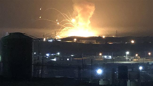 Huge explosions rock military arms depot in Jordan