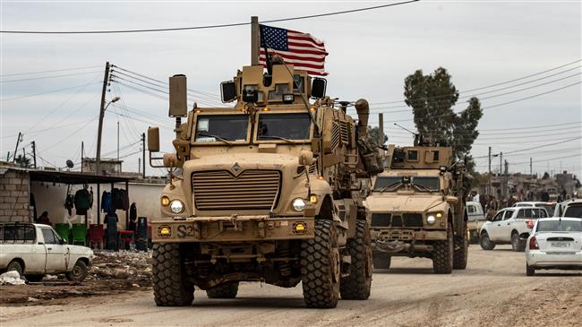 US-led military convoy enters northeastern Syria from Iraq: Report