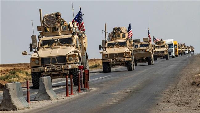 US occupation forces continue to smuggle wheat crops from Syria into Iraq