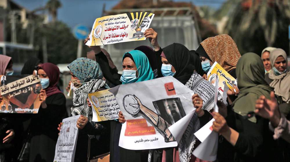 Palestinian hunker striking prisoner Akhras says will battle for freedom