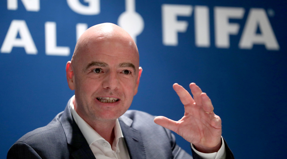 FIFA President Infantino tests positive for COVID-19