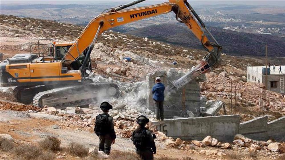 Israeli bulldozers demolish more Palestinian land in West Bank