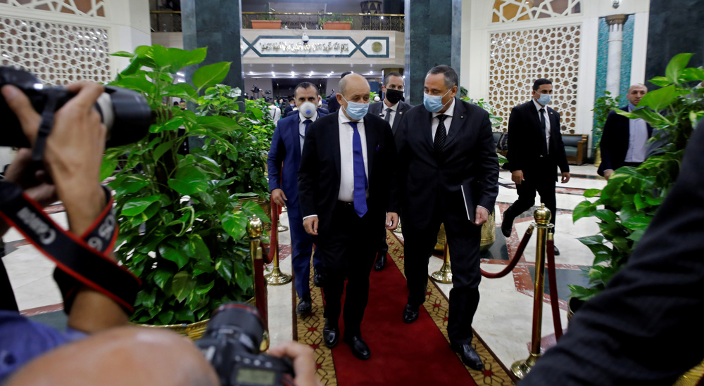 Striving for atonement: Le Drian asserts France's 'respect' for Islam in Cairo