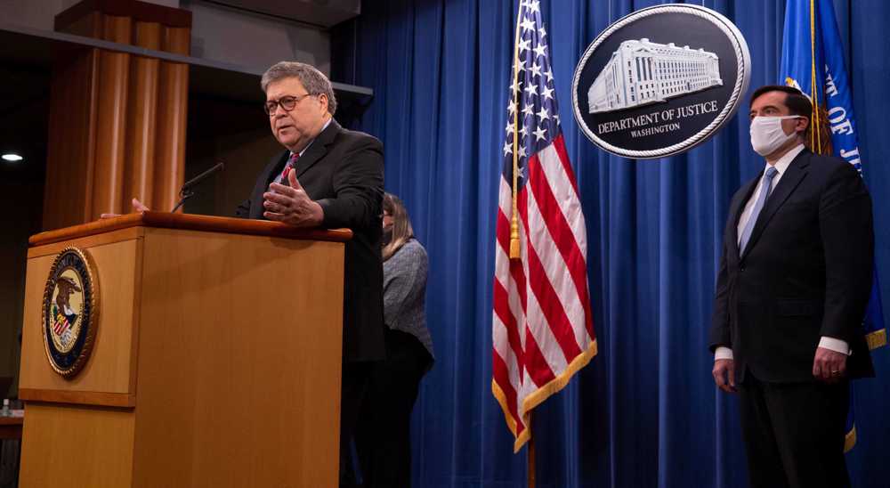 In rebuke to Trump, Barr pours cold water on election fraud, Hunter Biden probe
