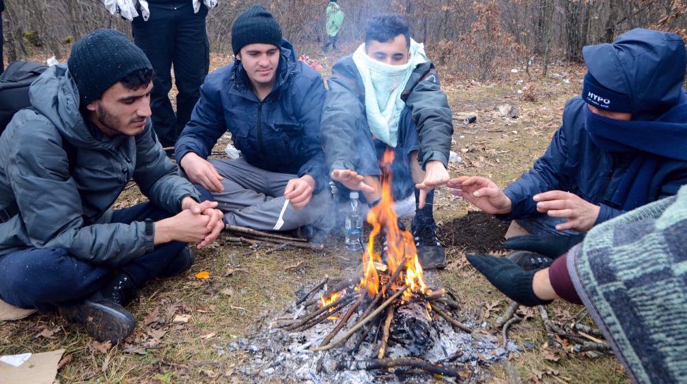 Refugees freezing at burnt-out camp in Bosnia after heavy snowfall