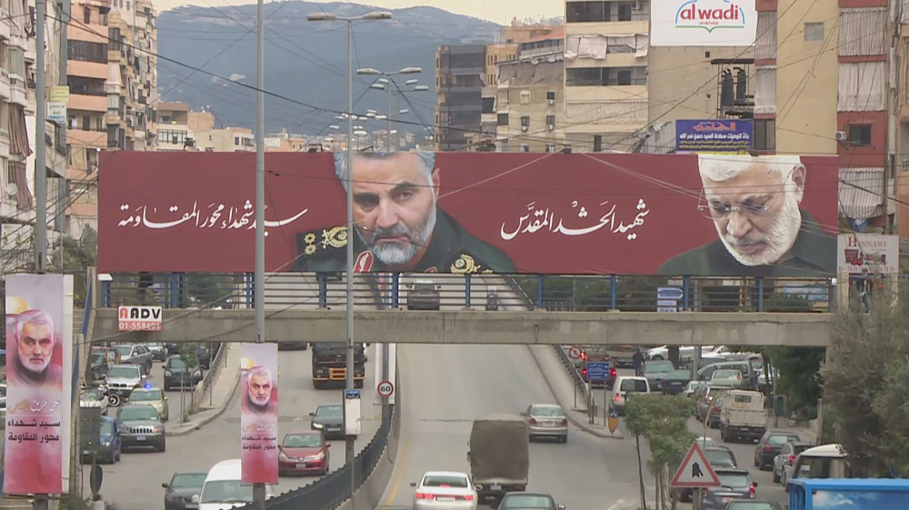 Lebanon pays tribute to assassinated top Iranian commander