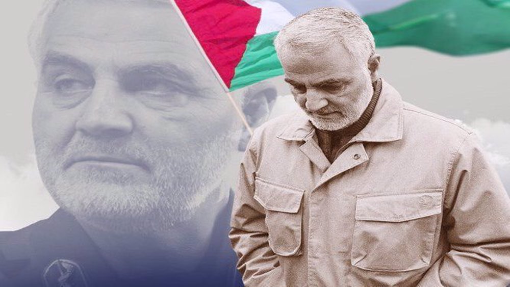 Palestinian officials commemorate Iran's General Soleimani