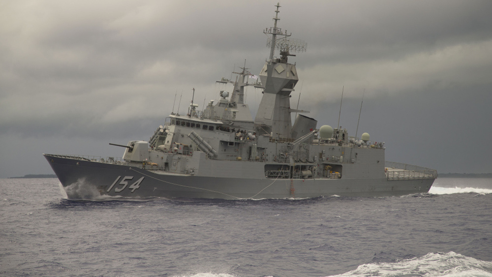 Australian frigate joins US fleet in South China Sea