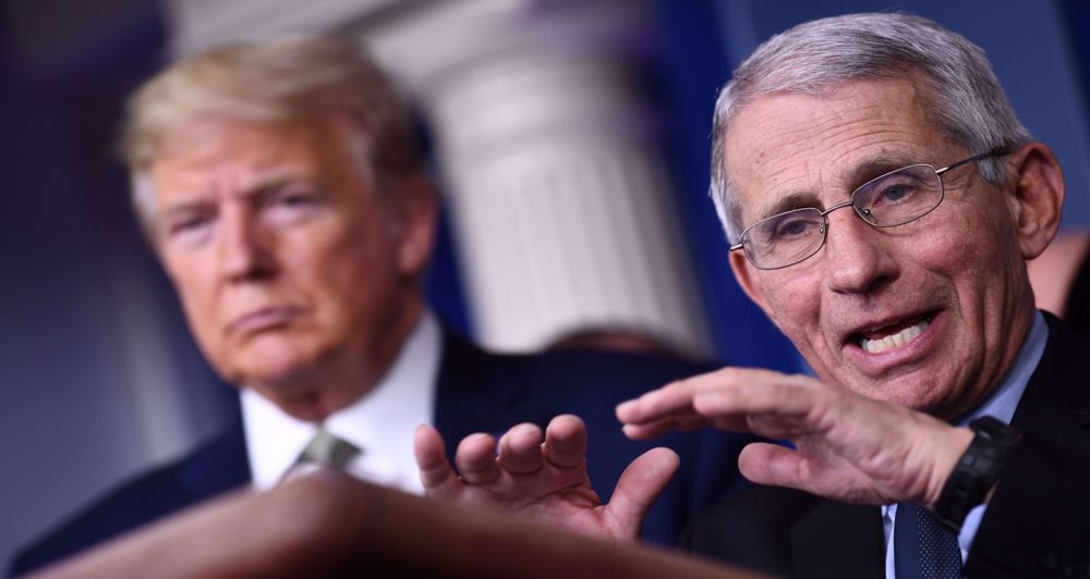 Trump deepens rift with Fauci on US reopening amid Fed warning