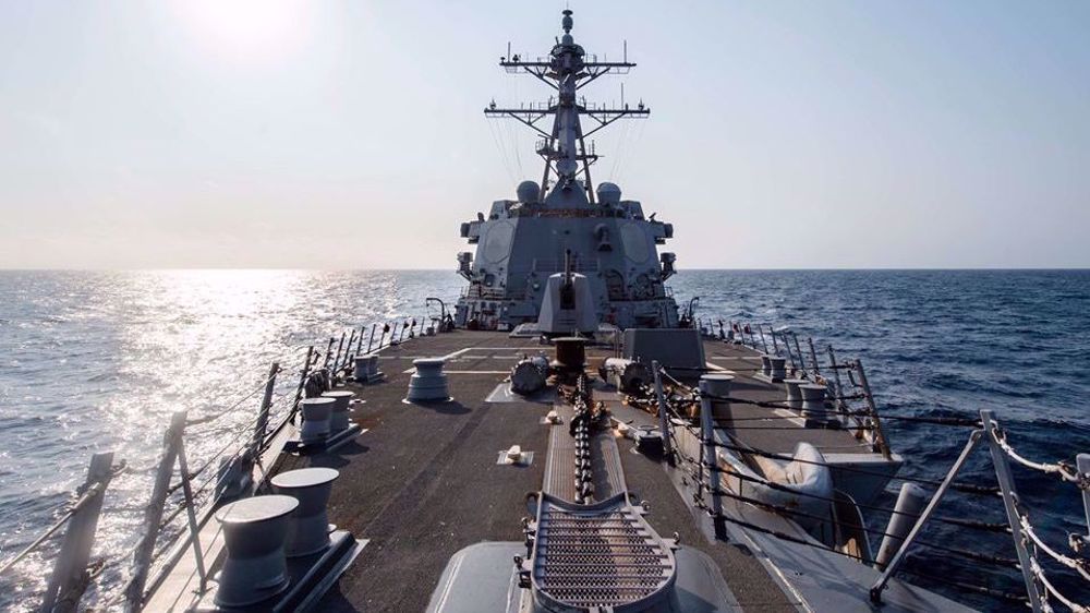 US Navy destroyer ‘sails through Taiwan Strait’