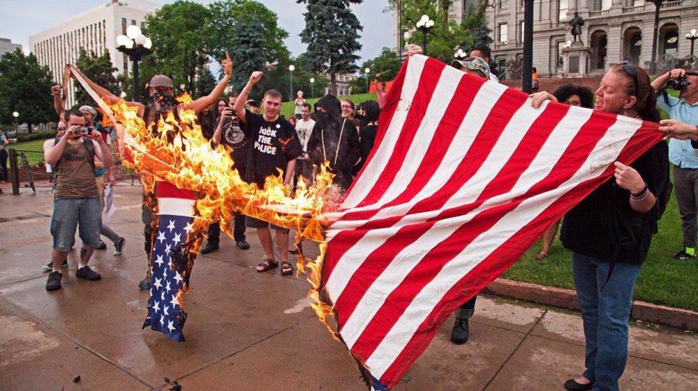 Trump wants jail time for protesters who burn US flag 