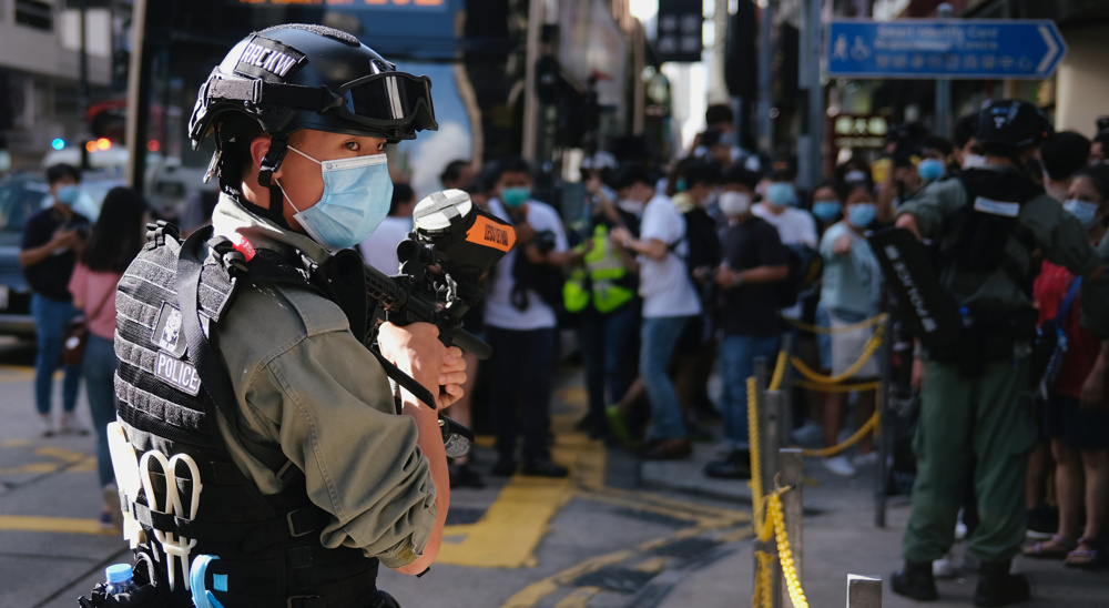 Dozens arrested during Hong Kong protest against natl. security law