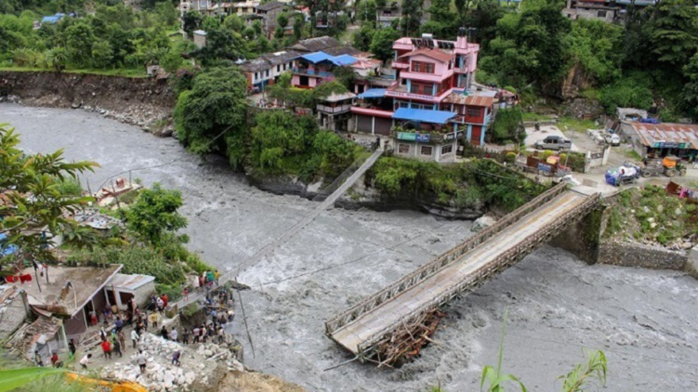 Floods, landslides kill 40 in Nepal, many missing