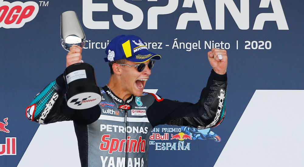 Fabio Quartararo clinches his first MotoGP victory 