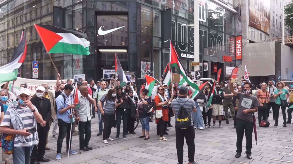 Protesters in Vienna condemn Israel annexation plan