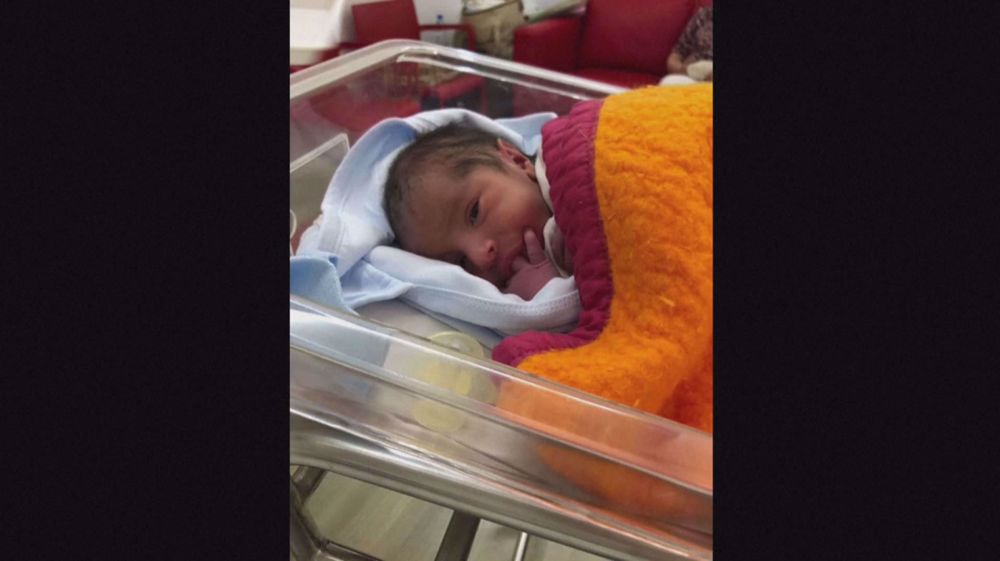 Baby born as Beirut blast rips through hospital