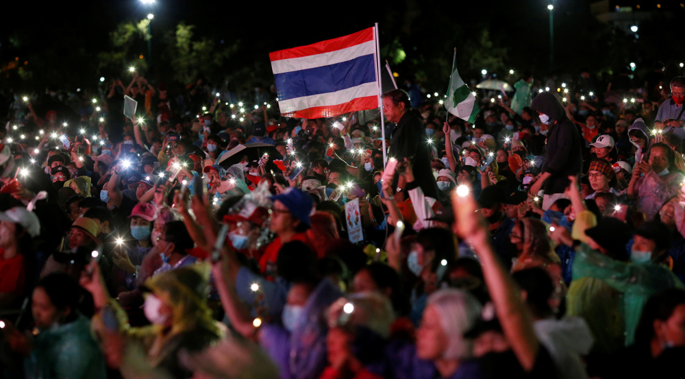 Bangkok protesters want coup prime minister out