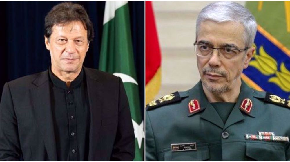 Iran’s top general, Pakistan PM discuss defense cooperation, Afghan situation 