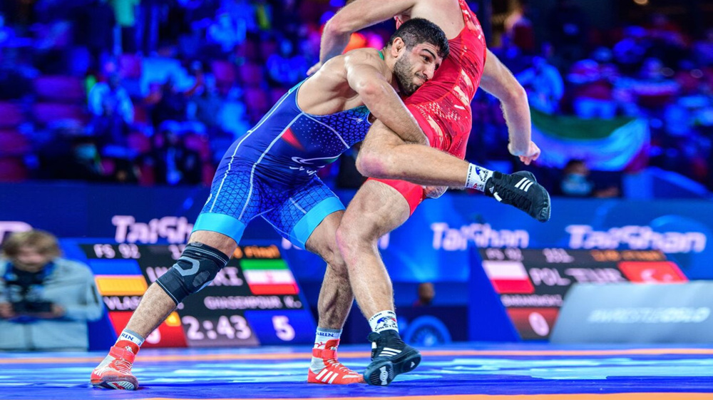 World Wrestling C'ships: Iran's Ghasempour wins gold in 92kg category