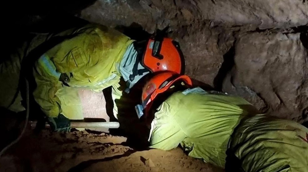 Nine firefighters killed in Brazil cave collapse