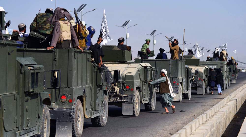 In show of power, Taliban stage parade with US military hardware 
