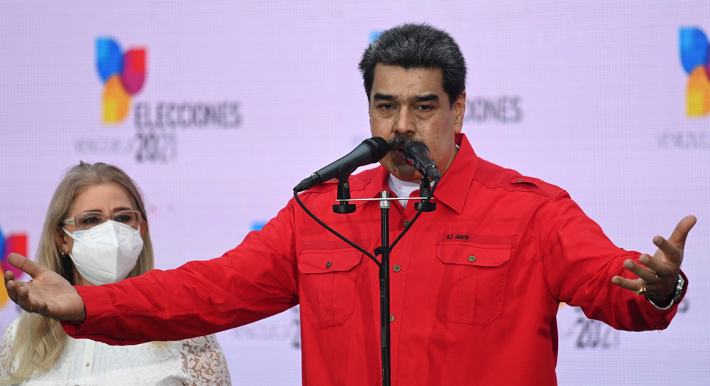 Venezuela's ruling party, allies claim landslide win in regional vote