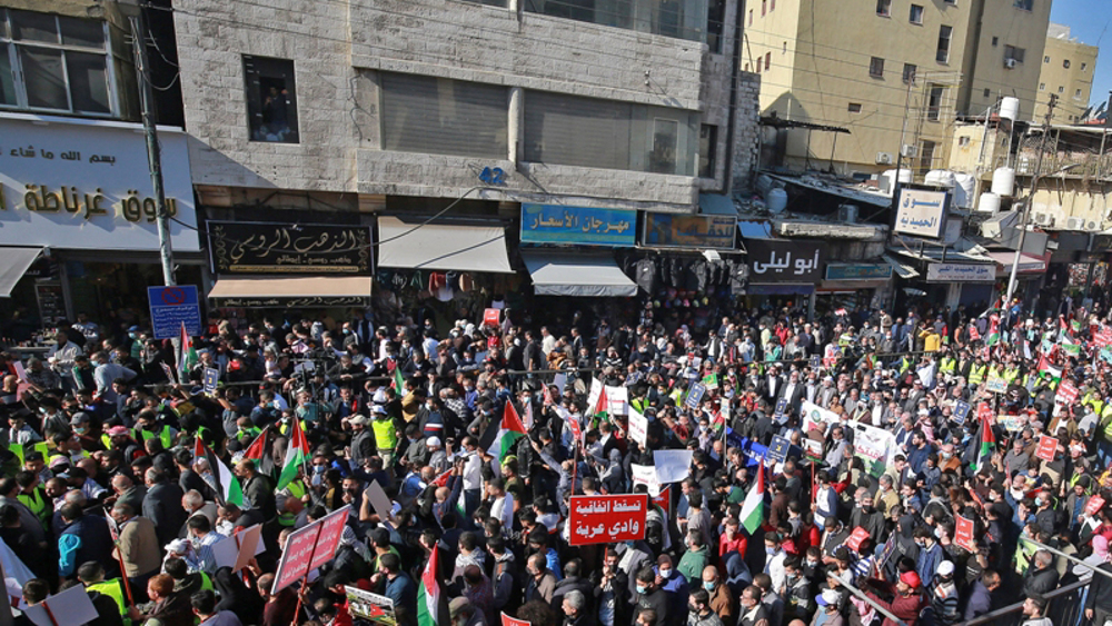 Jordanians protest against water-for-energy deal with Israel