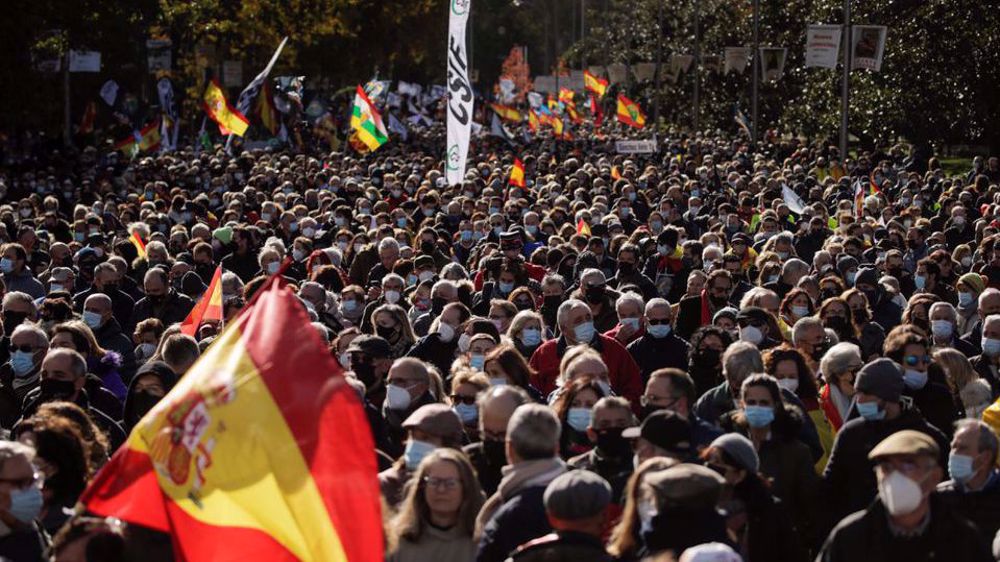 Spanish police take to streets in protest against 'Gag Law' reform