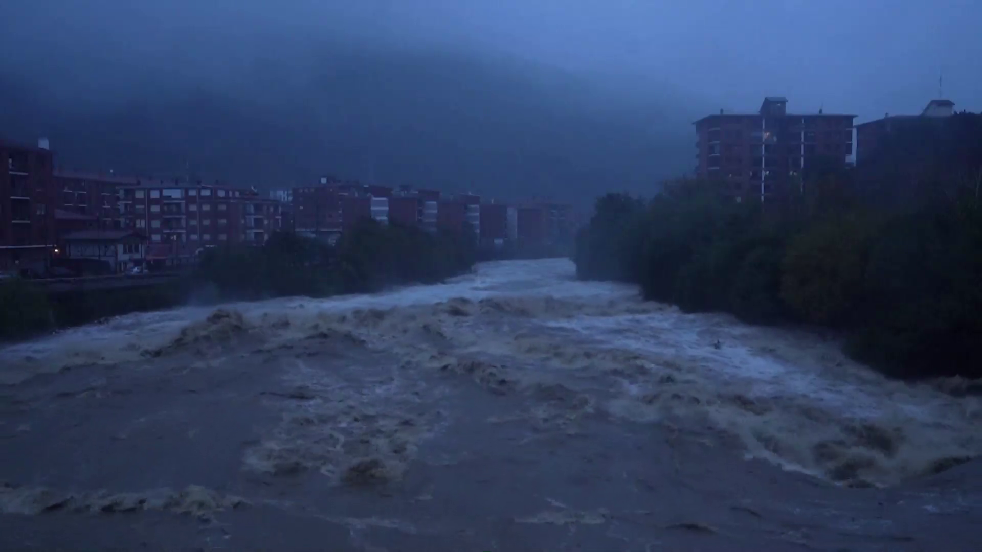 Rivers in northern Spain burst banks after heavy rain and snow melt