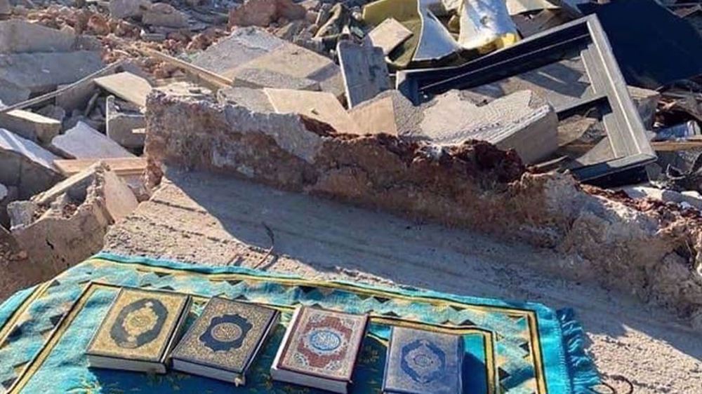 Israeli forces raze Palestinian mosque, other structures in West Bank