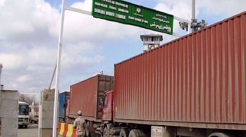 Iranian exports through Turkmen crossing jump 3-fold: Official