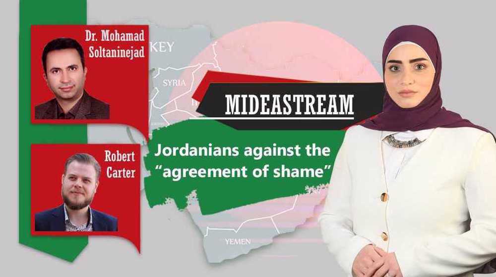 Jordanians against the "agreement of shame"
