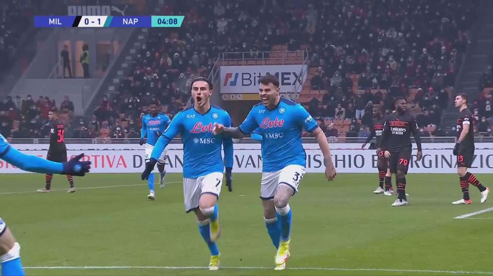 Italian Serie A: AC Milan 1-0 Napoli 