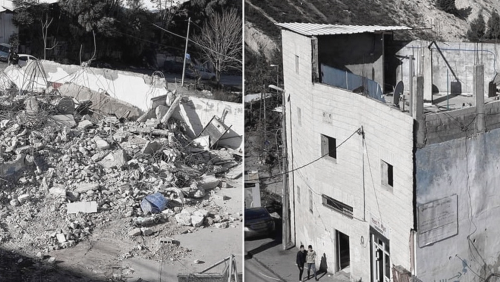 In demolishing Palestinian building, Israel displaces 16 people