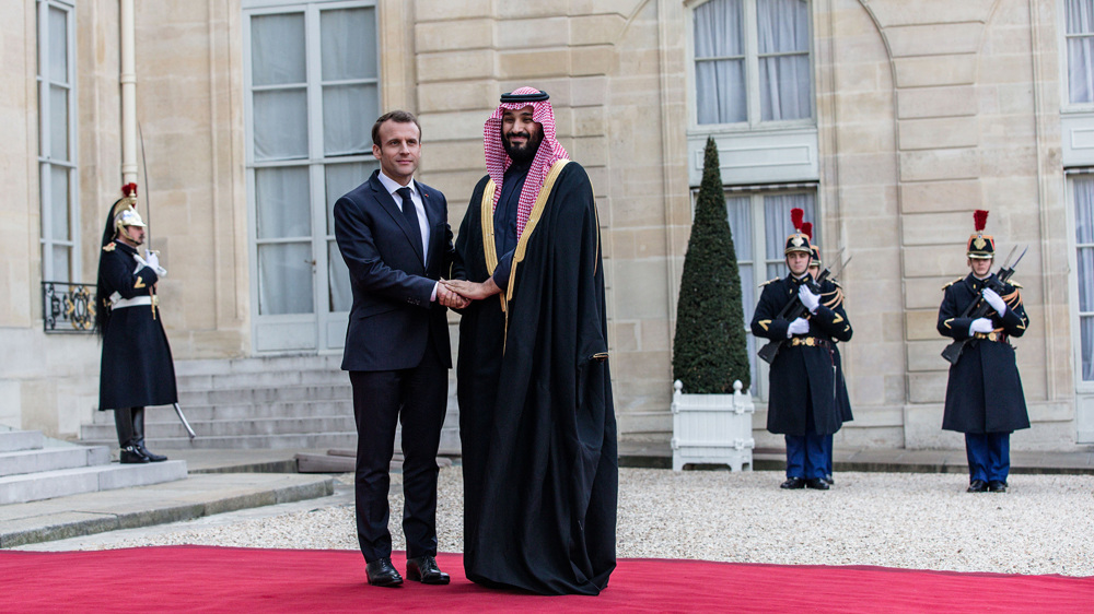 Yemen says France complicit in war crimes as Macron pitches arms sales in Persian Gulf