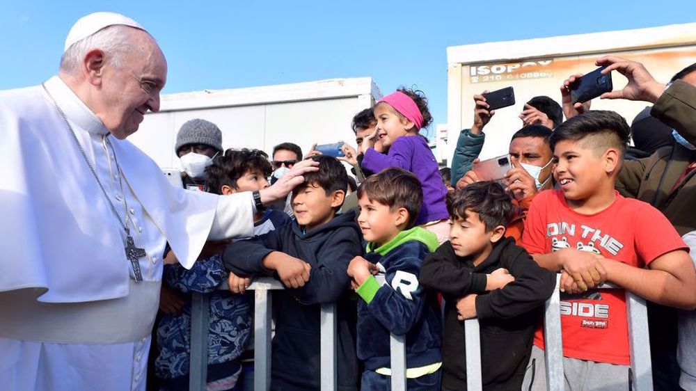 Don’t exploit migrants for political propaganda, pope says on refugee island