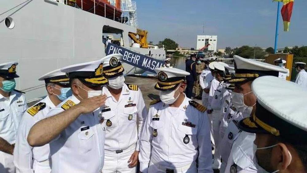 Pakistani naval fleet docks in Iran’s Bandar Abbas