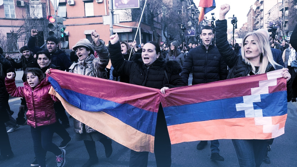 Armenians break into government building, pushing PM to resign