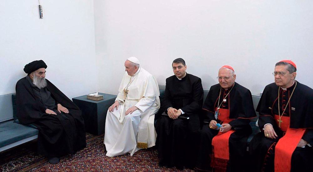 ‘Ayatollah Sistani’s wise remarks in Pope meeting showed dignity of Islam’