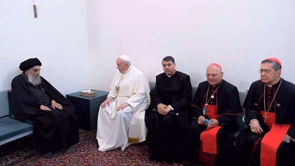 Abbas thanks Ayat. Sistani for supporting Palestinian cause during Pope visit
