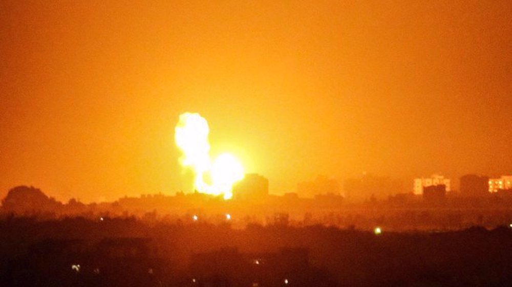 Israeli military pounds targets in Gaza Strip