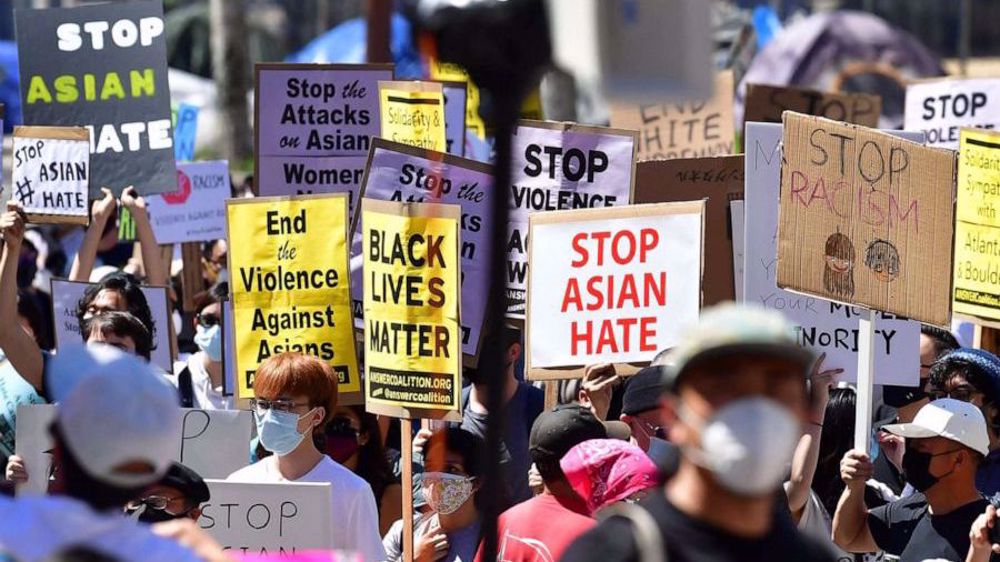 Fresh rallies held in US cities against anti-Asian violence