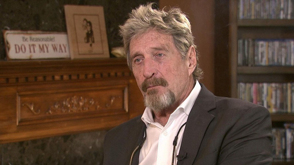 John McAfee indicted by US officials for cryptocurrency scheme