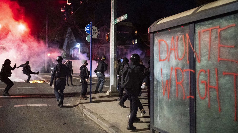 Police clash with protesters in Minnesota over killing of Black man