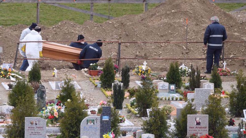 Italy's funeral workers protest as coffins pile up in Rome cemeteries