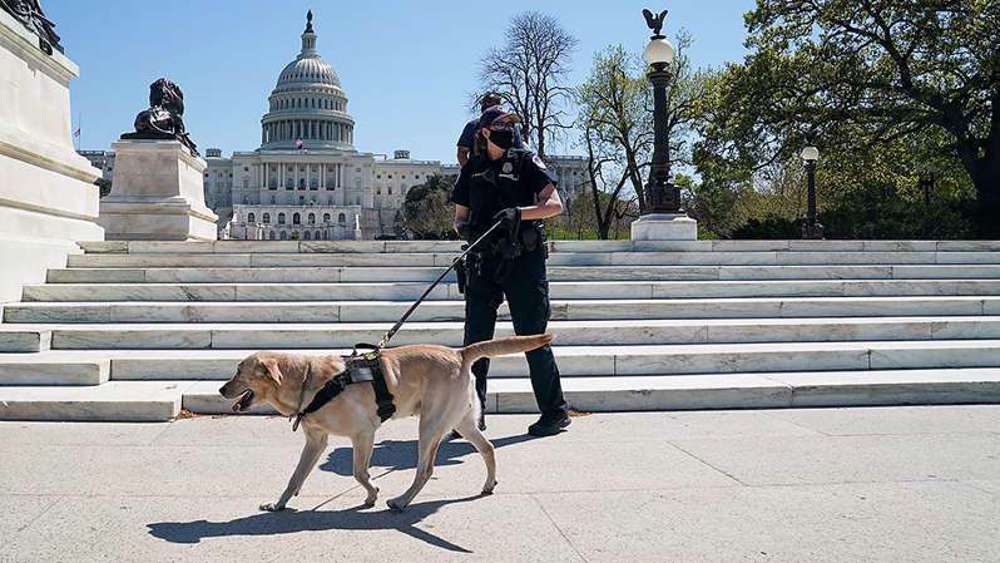 US Capitol on high alert as Biden prepares to deliver first address to Congress