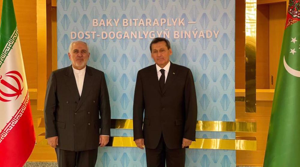 Zarif discusses regional, bilateral developments with top Turkmen officials 