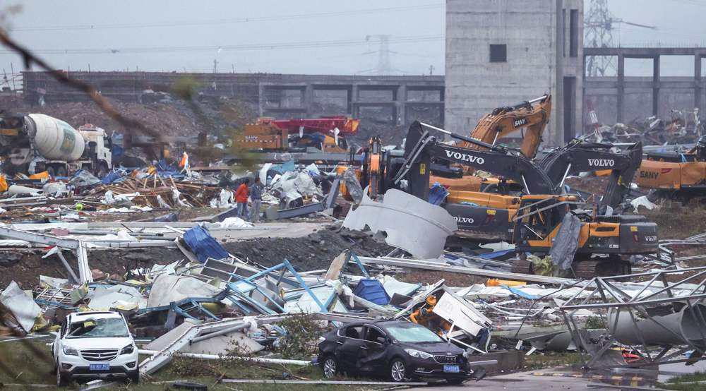 Back-to-back tornadoes kill 10 in China