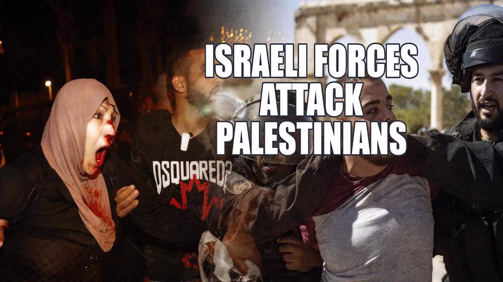 Israeli forces attack Palestinians